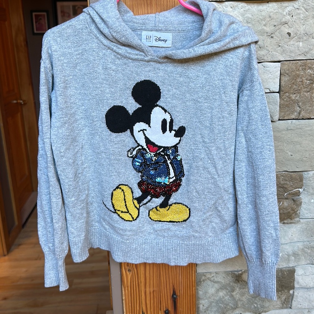 Disney Gap Kid’s Mickey Sequin Sweater Girl’s - 6/7
